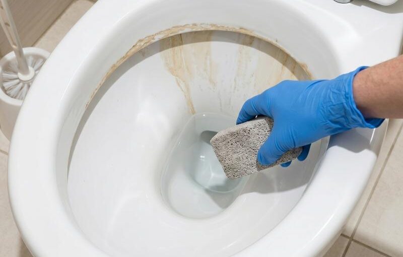 Bimsstein WC: Kalk und Urinstein ohne Chemie entfernen
