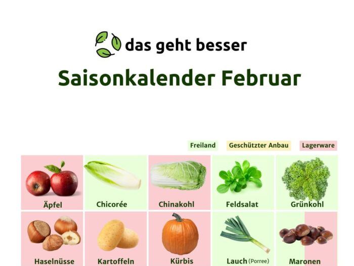 Saisonkalender Februar