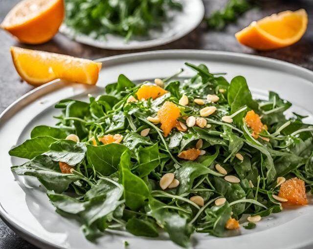 Rucola-Salat mit Orangen