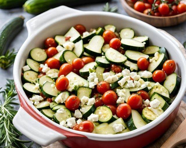 Zucchini Tomaten Feta